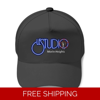 Le Studio Baseball Hat White & Blue Logo Morin-Heights Red Star Man